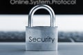 Image of Computer security concept Royalty Free Stock Photo