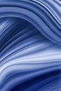 image consisting of blue smooth lines resembling sea waves and elemental whirlwinds Royalty Free Stock Photo