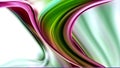 image consisting of multi-colored smooth lines resembling sea waves and elemental whirlwinds Royalty Free Stock Photo