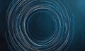 abstract background with blue lines and circles Royalty Free Stock Photo