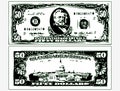 Image contours dollar bills