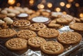 image cookies Blur Traditional Eid celebration Royalty Free Stock Photo