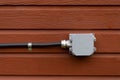 Outdoor Electrical Outlet Royalty Free Stock Photo
