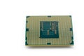 Image of CPU microchip on white isolated background. Royalty Free Stock Photo