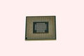 Image of cpu processor chip on a white background. Equipment and computer hardware. Central Processing Unit Royalty Free Stock Photo