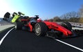 F1 sports car crash