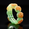 Image created with AI, carved jade bracelet