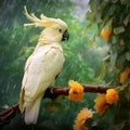 Image created from AI,cockatiel bird,Beautiful photo of a bird.Funny parrot