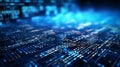 Programming code abstract technology background of software developer and Computer script.ai generative Royalty Free Stock Photo