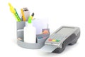 Credit cards reader Royalty Free Stock Photo