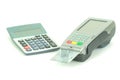 Credit cards reader Royalty Free Stock Photo