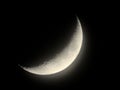 Crescent moon April 2024