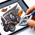 Image cropper A tool that allows users to resize or crop image