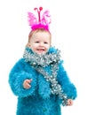 Image cute baby with holiday decoration