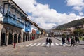 Image of Cuzco city in Peruvian Andes.