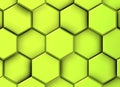 Image of 3d lemon hexagons
