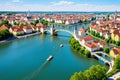 The Danube River in Regensburg made with Generative AI