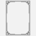 Image, dark icon, ornamental frame