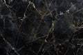 Image of Deep black marble pattern with white veins. Texture for background usage Royalty Free Stock Photo
