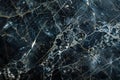 Image of Deep black marble pattern with white veins. Texture for background usage Royalty Free Stock Photo