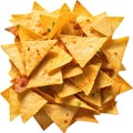 Image of Delicious-looking Nachos. AI-Generated.