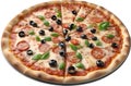 an image of Delicious-looking Pizza. Ai-generated.