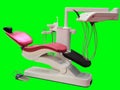 Image of a dental station. Isolated image.