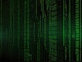 Digital Numeric Matrix with Cascading Numbers for Futuristic Website Background