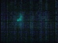 Digital Numeric Matrix with Cascading Numbers for Futuristic Website Background