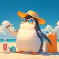 Joyful Penguin Beach Adventure