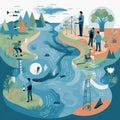 Water Stewardship in Business - Image of a Business Engaging in Water Stewardship Activities