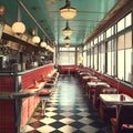 diner that spans different eras, blending past and present in one space.