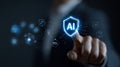 AI Security Protecting Your Data with Artificial Intelligence Royalty Free Stock Photo