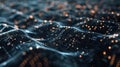 Blockchain Cryptanalysis: Data Security Network Royalty Free Stock Photo