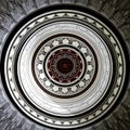 Ornate Circular Ceiling Design Royalty Free Stock Photo