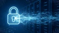 Secure data protection in cloud environment Royalty Free Stock Photo