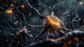 Quantum Neural Circuit: High-Tech Sci-Fi Digital Brain for Artificial Intelligence in Advanced Computing