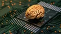 Quantum Neural Circuit: High-Tech Sci-Fi Digital Brain for Artificial Intelligence in Advanced Computing