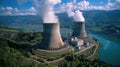 Powering the Future: Nuclear Energy and Reactors Royalty Free Stock Photo