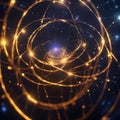 An abstract art piece or a complex mathematical quantum concept.
