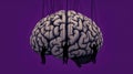 Marionette Brain - Control and Manipulation Concept Art Royalty Free Stock Photo