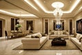 a lavish residential interior of a modern building