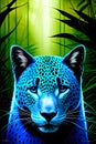 jaguar moves silently in the jungle yelow stalking generated by ai