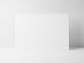 Minimalist white box on surface Royalty Free Stock Photo