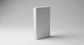 Minimalist white rectangular object on a plain background Royalty Free Stock Photo