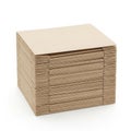 Stack of cardboard sheets Royalty Free Stock Photo