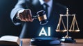 The Future of Law and Artificial Intelligence Royalty Free Stock Photo