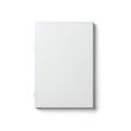 A simple white rectangular object isolated on a plain white background Royalty Free Stock Photo