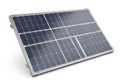 Portable solar panel array Royalty Free Stock Photo