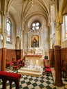 royal chapel at cheverny castle, loire valley in france